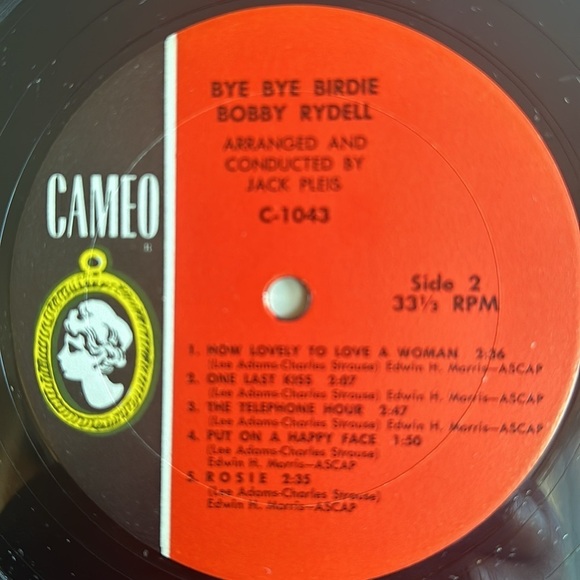 Bobby Rydell Bye Bye Birdie Vinyl Album 33 1/3 RPM - Picture 9 of 10